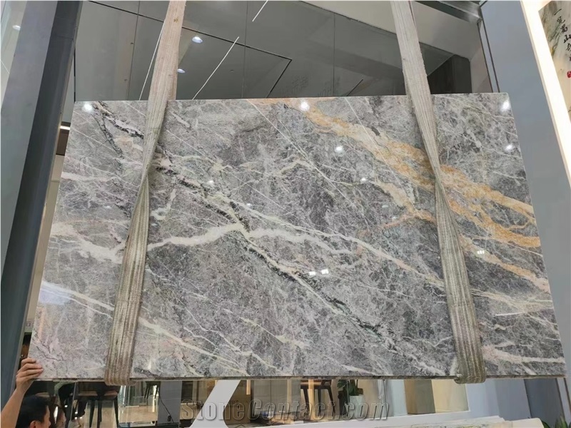 Italy Fior Di Pesco Carnico Marmi Classico Breccia Slab Tile