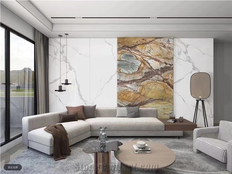 Luxury Taranto Quartzite Slabs Interior Building Stone