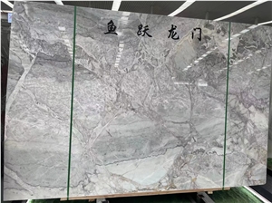 Silver Statuario Marble Slab In China Stone Market