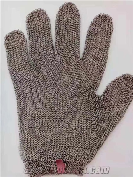 5 Fingers Chainmail Mesh Gloves Ring Mesh Gloves