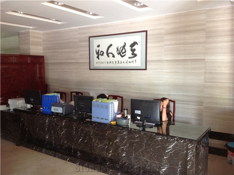 Chinese Ash Grey Wooden Vein Polished Slab Tiles