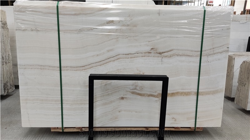 Tukey White Tiger Onyx Polished Slabs