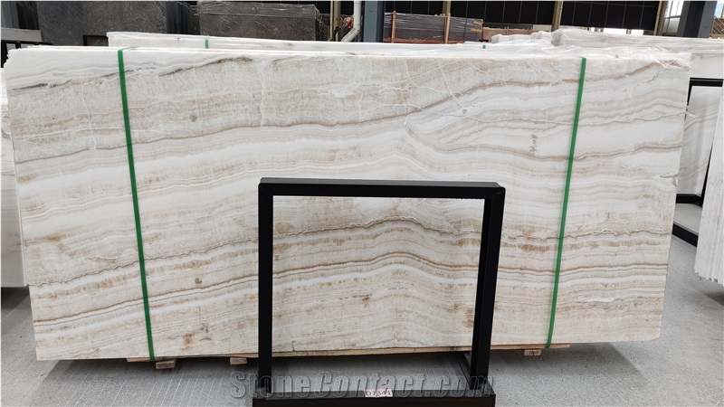 Tukey White Tiger Onyx Polished Slabs