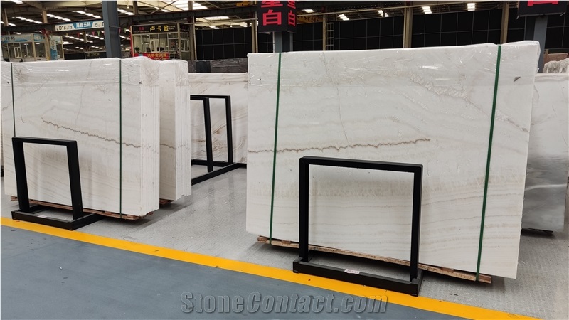 Tukey White Tiger Onyx Polished Slabs