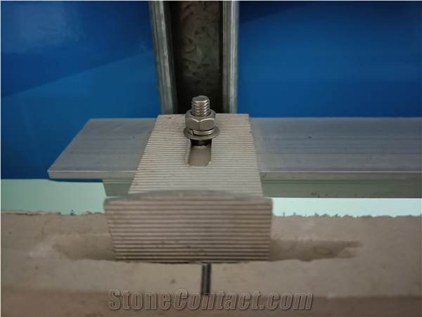 Aluminum Single And Double Hook Pendant Wall Cladding Anchor