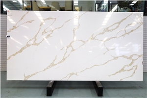 Calacatta Gold Quartz Slab