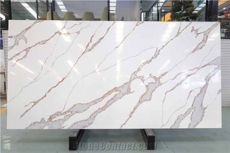 Calacatta Gold Quartz Slab