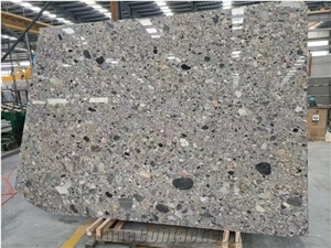 Italy Grey Conglomerate Slabs
