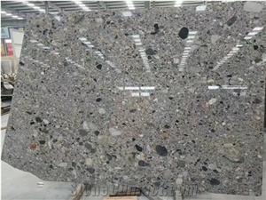Italy Grey Conglomerate Slabs
