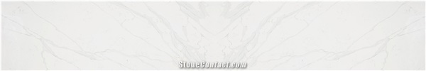 Calacatta Santa Quartz Slabs Artificial Stone Flooring