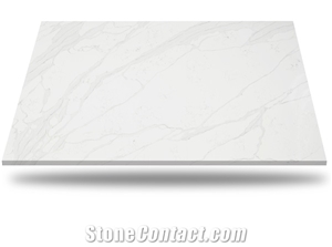 Calacatta Santa Quartz Slabs Artificial Stone Flooring