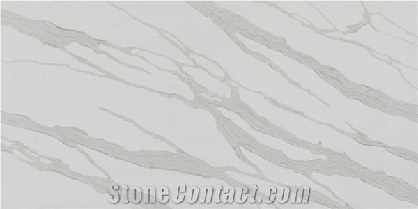 Calacatta Venatina Quartz Slabs Quartz Agglomerate Slabs