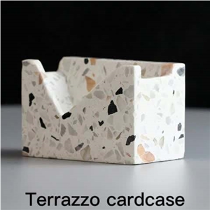Custom Office Hotel Business Cardcase Terrazzo Card Holders