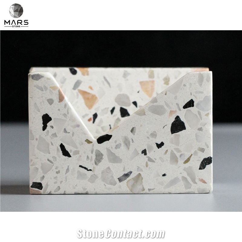 Custom Office Hotel Business Cardcase Terrazzo Card Holders
