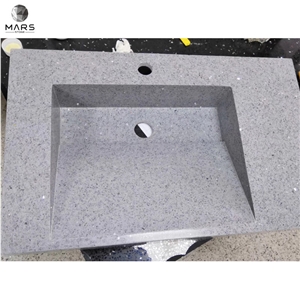 Terrazzo Bathroom Countertop Vanity Top With Sink