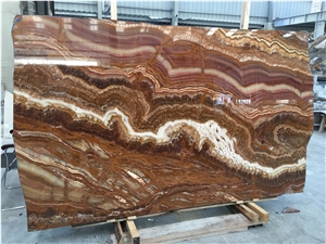 TIGER Onyx Jasper Slabs Polished