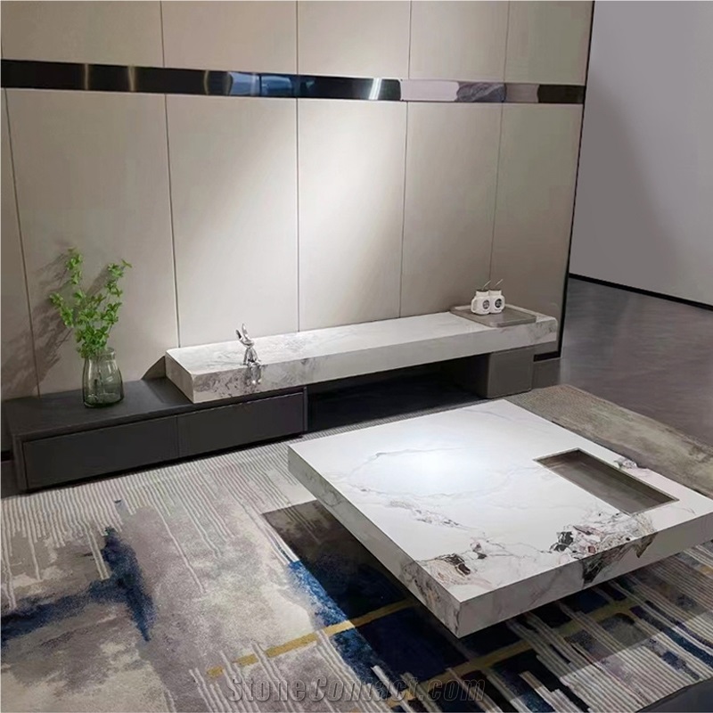 Customized Living Room Furniture Sintered Stone Coffee Table