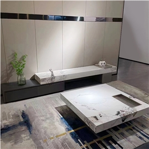 Customized Living Room Furniture Sintered Stone Coffee Table