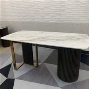 Customized Sintered Stone Dining Table For Home & Restaurant