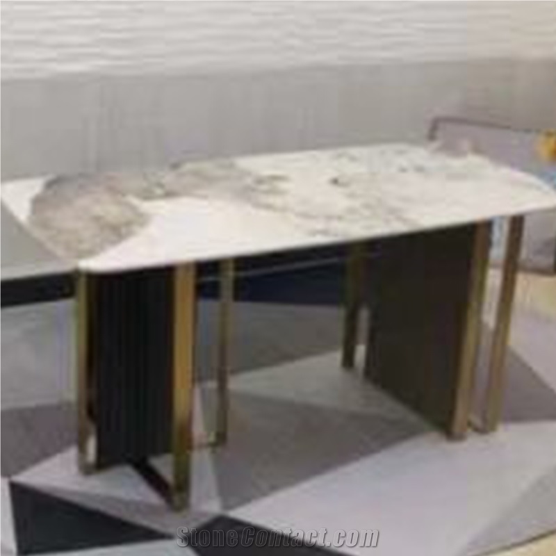 Customized Sintered Stone Dining Table For Home & Restaurant