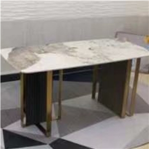 Customized Sintered Stone Dining Table For Home & Restaurant