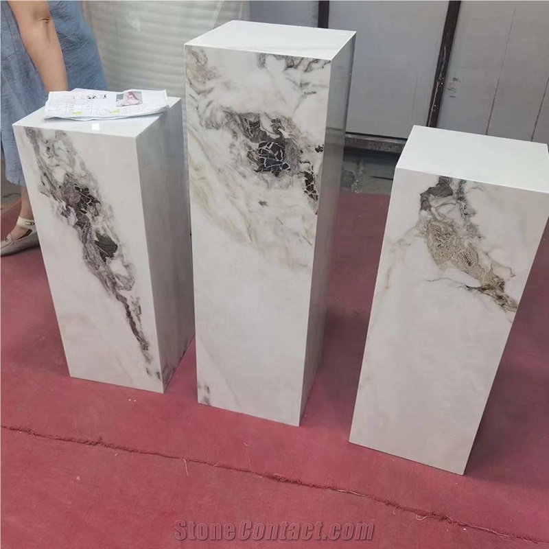 Customized Sintered Stone Plinths For Hotel Villa Decoration