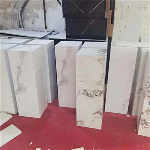 Customized Sintered Stone Plinths For Hotel Villa Decoration
