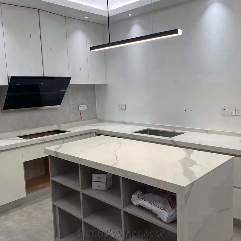 Customized Sintered Stone Slabs For Kitchen Countertop