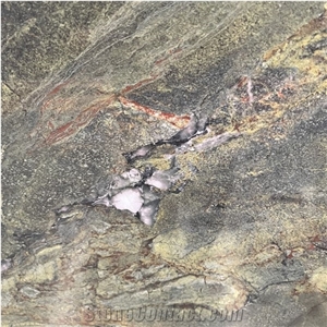 Green Sintered Stone Slab Artificial Stone Home Wall Tile