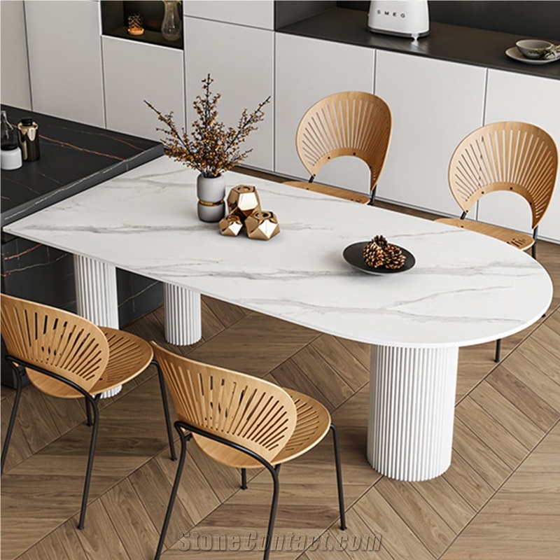 Home & Hotel Furniture Designs Sintered Stone Dining Table