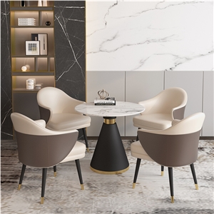 Hot Sale Sintered Stone Negotiating Table For Sales Offices