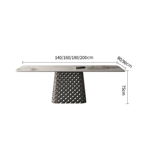 Luxury Sintered Stone Dining Table For Villa Home Decoration