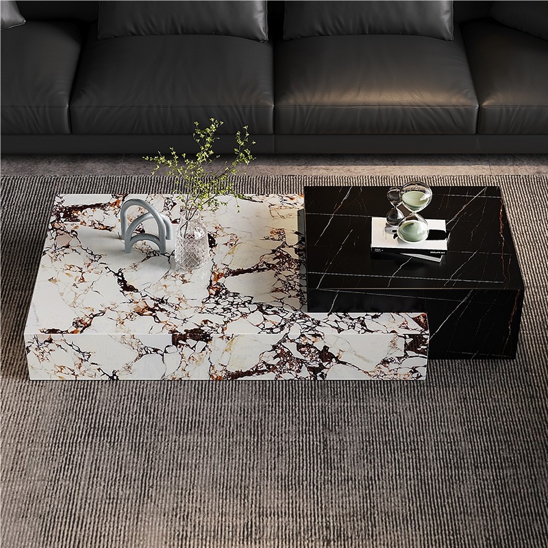Modern Design Sintered Stone Coffee Table Home Luxury Set