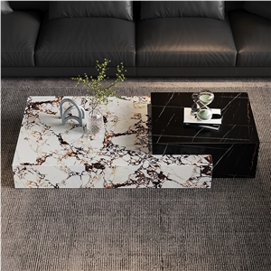 Modern Design Sintered Stone Coffee Table Home Luxury Set