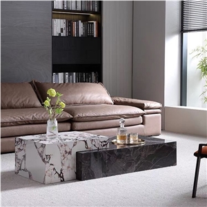 Modern Design Sintered Stone Coffee Table Home Luxury Set
