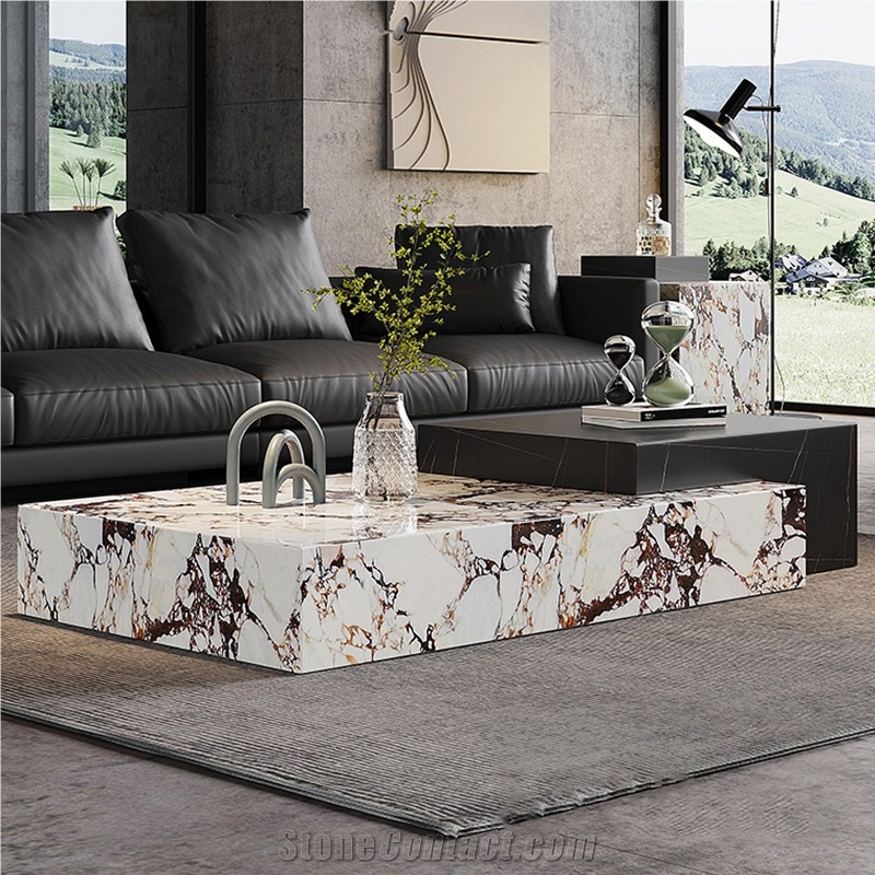 Modern Design Sintered Stone Coffee Table Home Luxury Set