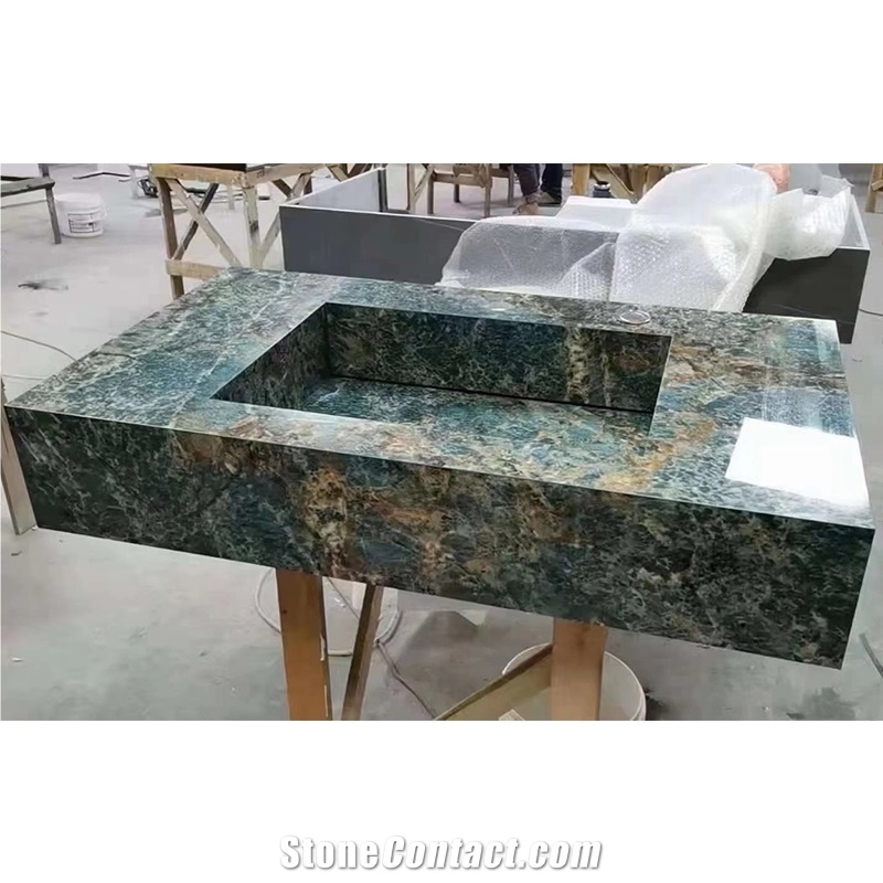 New Bathroom Cabinet Vanity Wash Basin Sintered Stone Sink