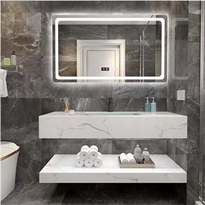 New Bathroom Cabinet Vanity Wash Basin Sintered Stone Sink