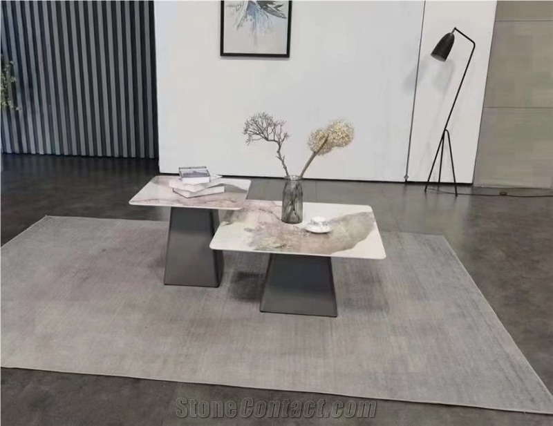 New Design Living Room Furniture Sintered Stone Coffee Table