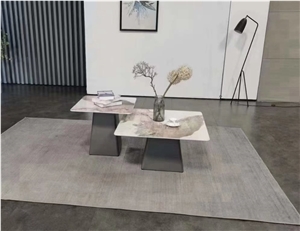 New Design Living Room Furniture Sintered Stone Coffee Table
