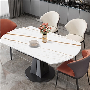 Sintered Stone Dining Table Home Restaurant Furniture Design