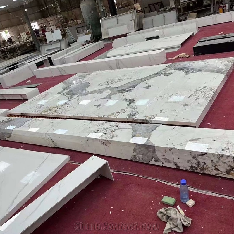 Wholesale Sintered Stone TV Stand Cabinet For Villa Decor