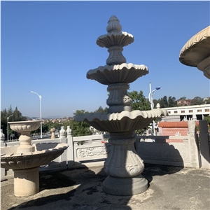 Customized Garden Handcarved Natural Stone Statue Fountain