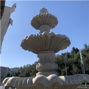 Customized Garden Handcarved Natural Stone Statue Fountain