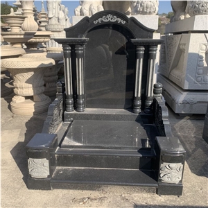 Granite Asian Style Monument, Gravestone
