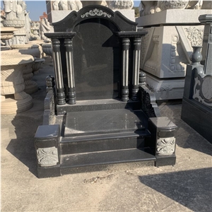 Granite Asian Style Monument, Gravestone
