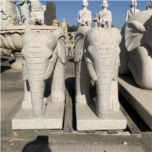 Natural Stone Animal Sculpture For Outdoor Garden Decoration