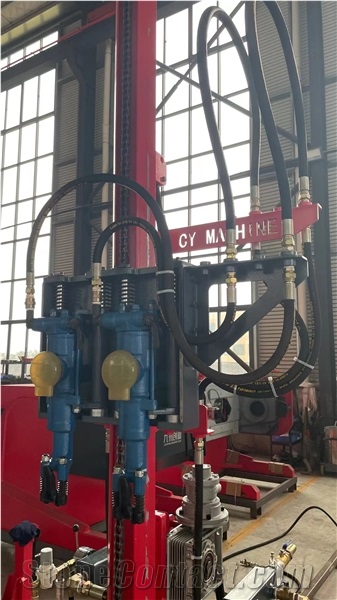 Two-Hammer Rock Driller For Quarrying- Quarry Drilling Machine