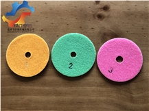 Three-Step Wet Polishing Pads