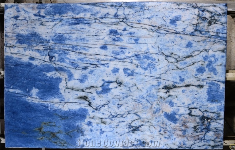 Cristal Blue Quartzite Slabs